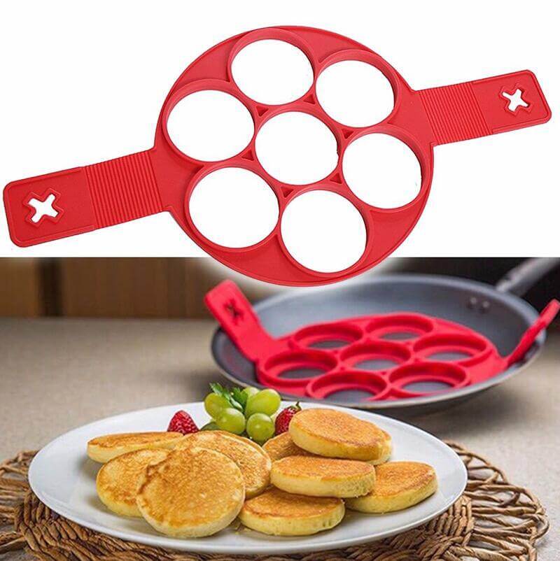Flip'n'Cook™ – Originali 7 - in - 1 blynų ir kiaušinių kepimo forma - Flip'n'Cook